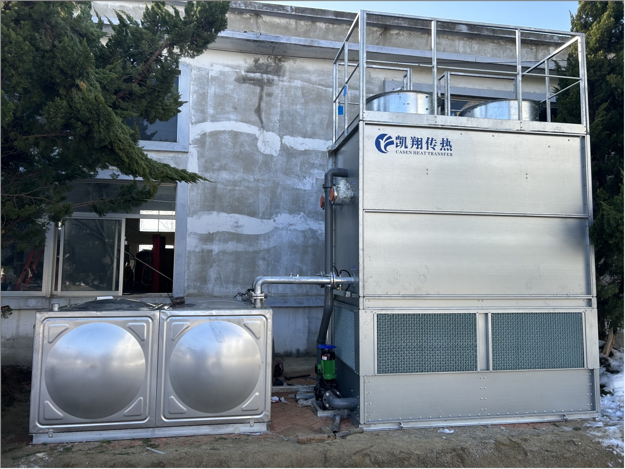 山东某铸造厂用闭式冷却塔现场